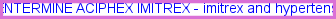 Phentermine aciphex imitrex